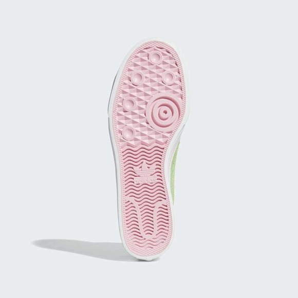 Adidas Na-Kel Smith Mens Nizza Hi RF Sneakers Size 8 Spring Green Pins EF1032 - Picture 7 of 13